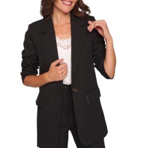 Blazer puños animal print *